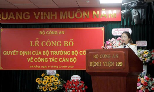 Tân Phó Giám đốc Bệnh viện 199 Võ Thị Hồng Hướng. Ảnh: Sông Hàn