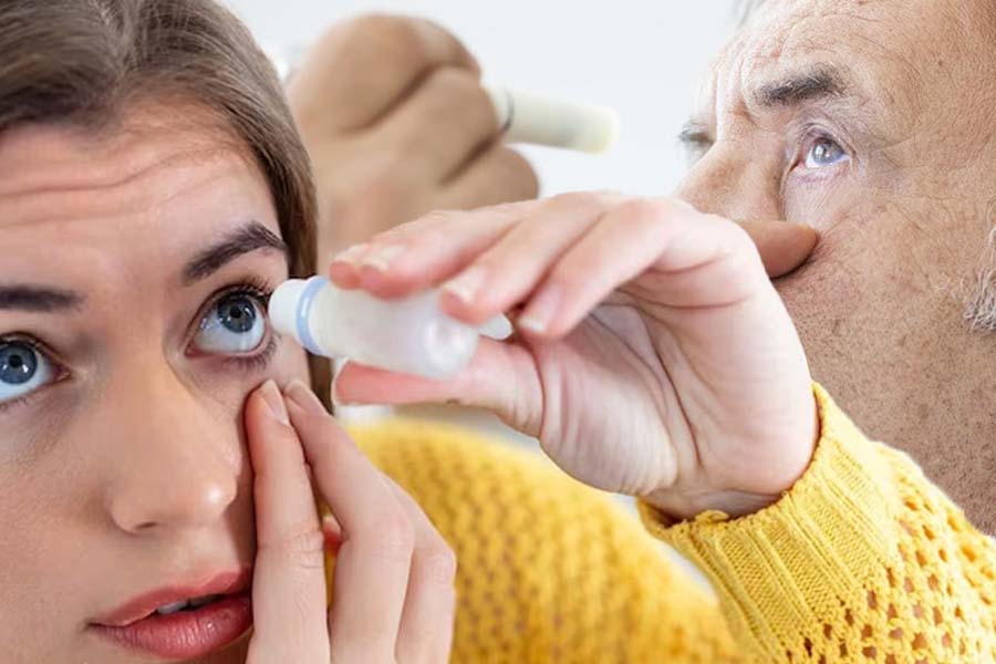 cataracts occur not only in the elderly but also in young people due to injury or bad habits. Graphics: Thien Nhan