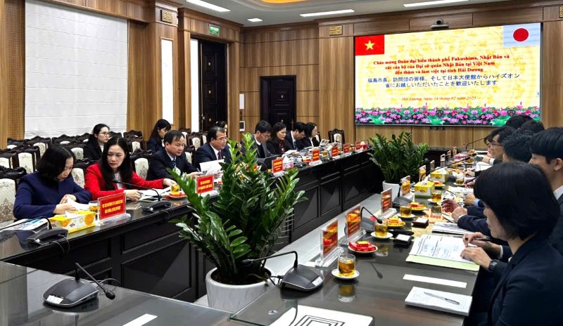 Hai Duong attracts investment from Japan. Photo: Hai Duong Provincial Portal