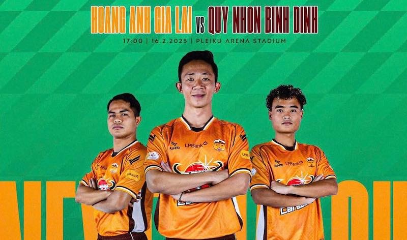 Hoang Anh Gia Lai will have a match with Binh Dinh in round 13 of V.League 2024-2025. Photo: HAGL