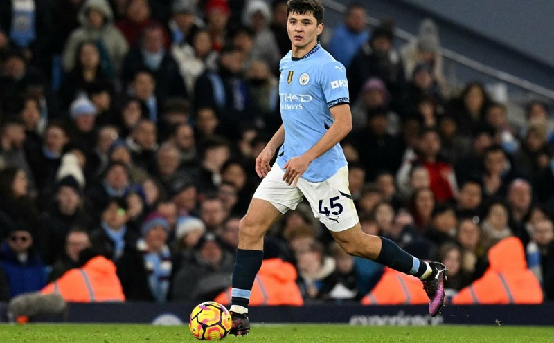 Abdukodir Khusanov in the Man City - Chelsea match on January 21, 2025. Photo: AFP