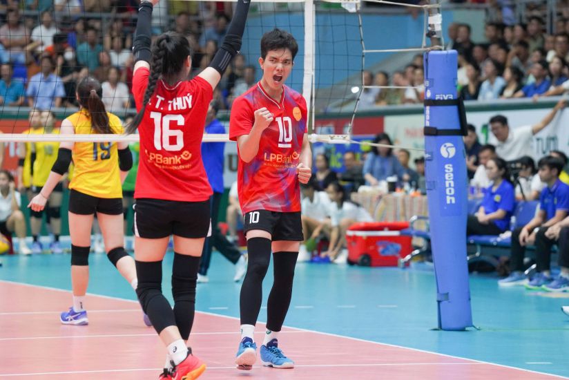 Bich Tuyen is still an important core of the Ninh Binh women's team next season. Photo: VFV