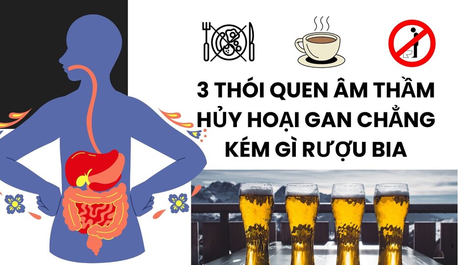 3 habits that silently destroy the liver are as good as alcohol