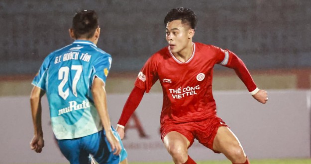 The Cong Viettel drew 1-1 with Da Nang in round 13 of V.League 2024-2025. Photo: The Cong Viettel