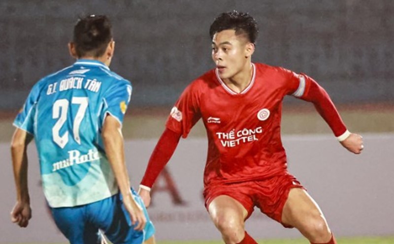 The Cong Viettel drew 1-1 with Da Nang in round 13 of V.League 2024-2025. Photo: The Cong Viettel