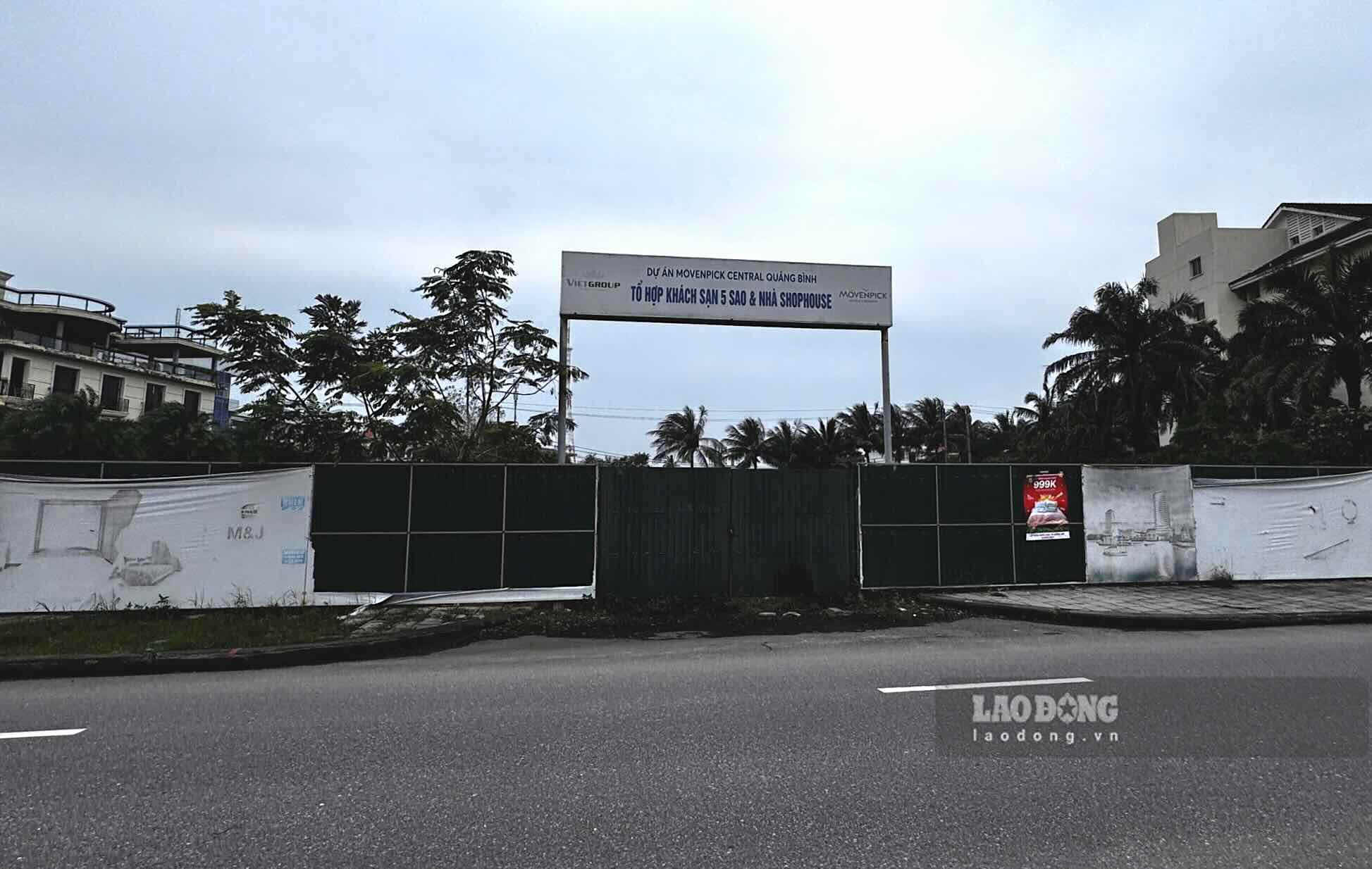 The prime land in Quang Binh was reclaimed due to the investor's tax debt. Photo: Cong Sang