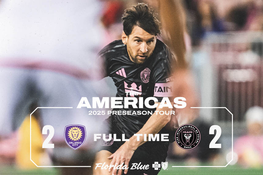 Inter Miami struggled to hold Orlando City to a draw. Photo: Inter Miami