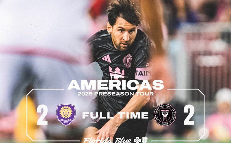 Inter Miami struggled to hold Orlando City to a draw. Photo: Inter Miami