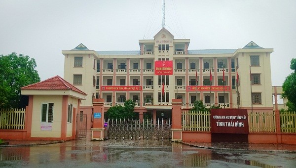 Headquarters of Tien Hai District Police, Thai Binh Province. Photo: Nam Hong