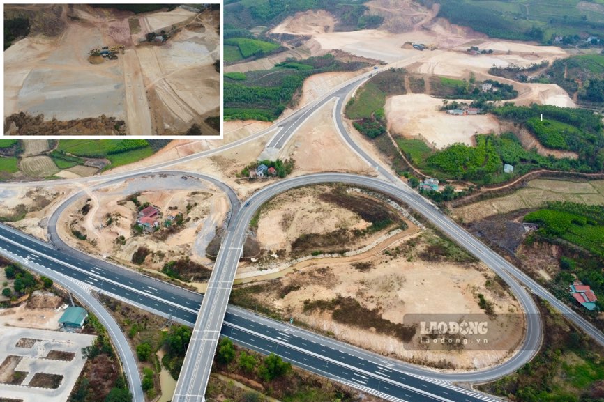 Mat bang khu cong nghiep VSIP va hang muc duong dan dang dan hoan thien. Anh: Nguyen Hoan.