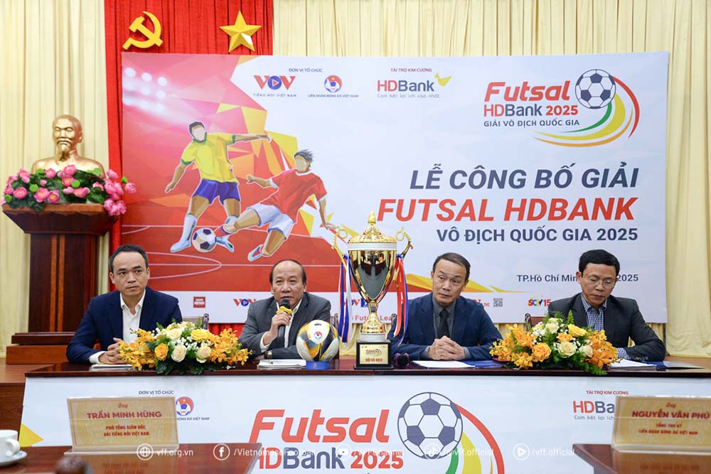 The 2025 HDBank National Futsal Championship will kick off tomorrow (February 16). Photo: VFF