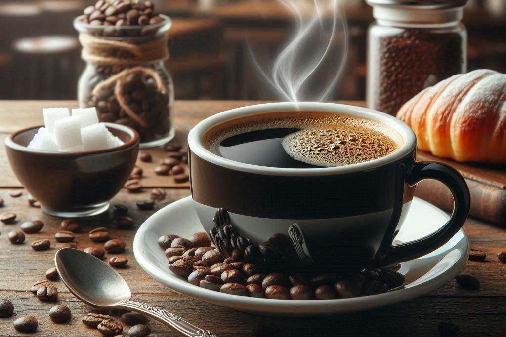 Coffee not only helps stay up late in the morning but is also beneficial for liver health. Photo - AI: Ngoc Thuy