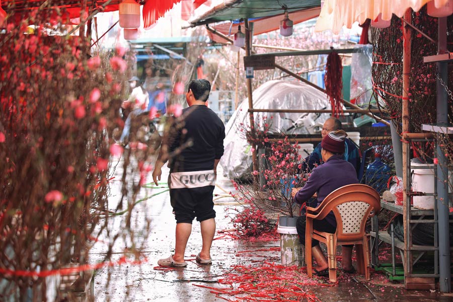 Vi nhu cau cua khach choi hoa van cao nen nhieu tieu thuong van nhap nhieu dao ve ban. Du kien phai 10-15 ngay nua moi het nguon cung.