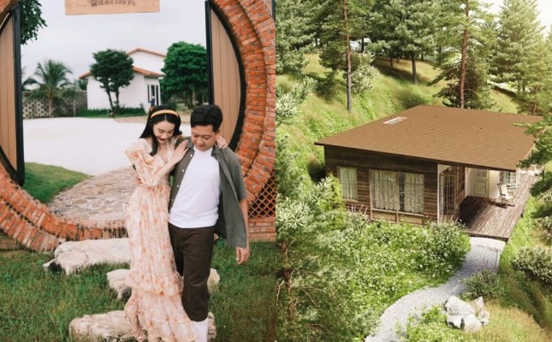 Truong Giang and Nha Phuong are in a relationship in Da Lat. Photo: Provided by the character.