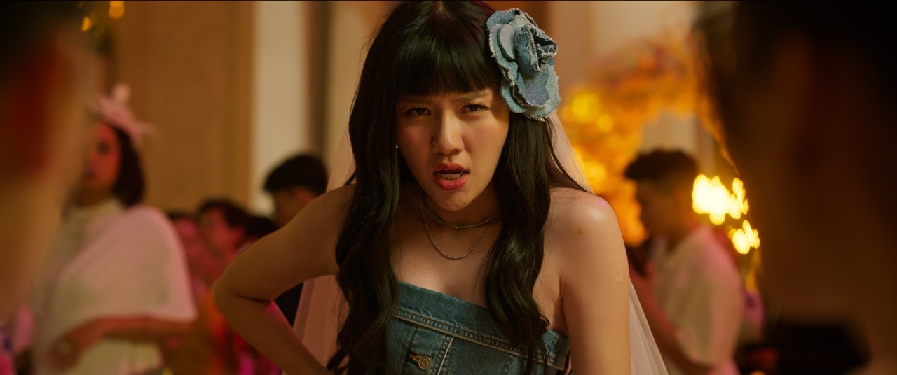 Uyen An plays in "The Four Guardians". Photo: Producer.