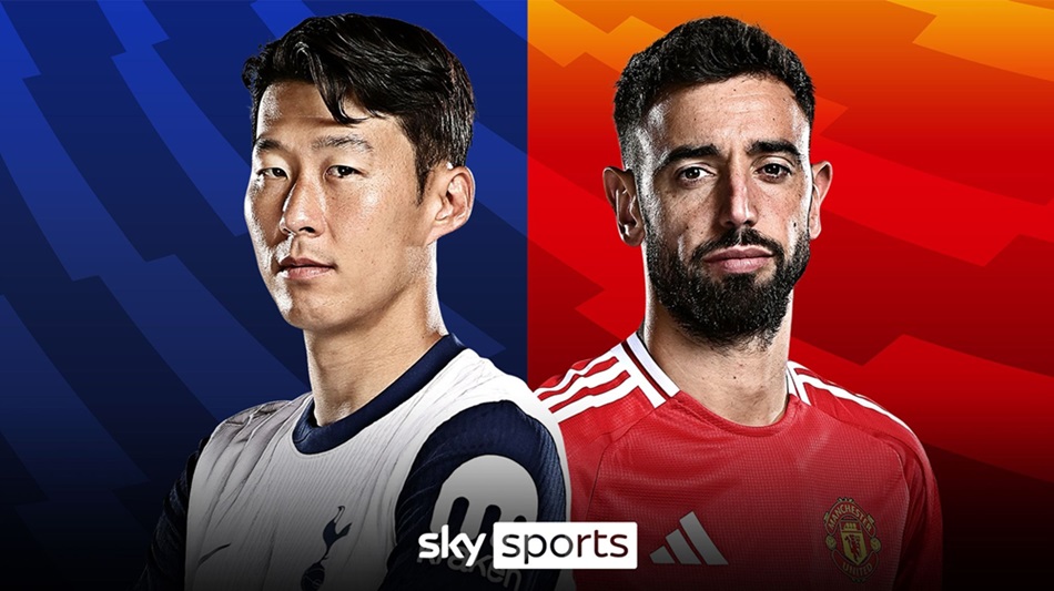 Tottenham and Man United face off in round 25 of the Premier League. Photo: Sky Sports