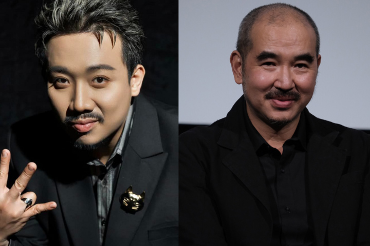 Director Tran Thanh and director Bui Thac Chuyen. Photo: Facebook character
