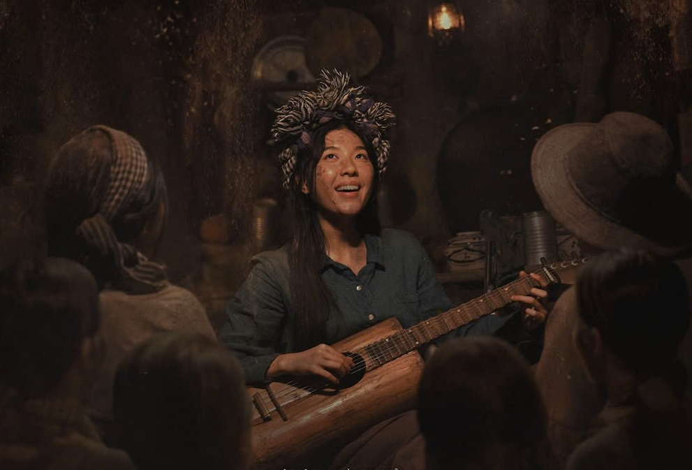 The movie "geopolitics: Sun in the dark" was filmed at Cu Chi studio (HCMC). Photo: Film crew.