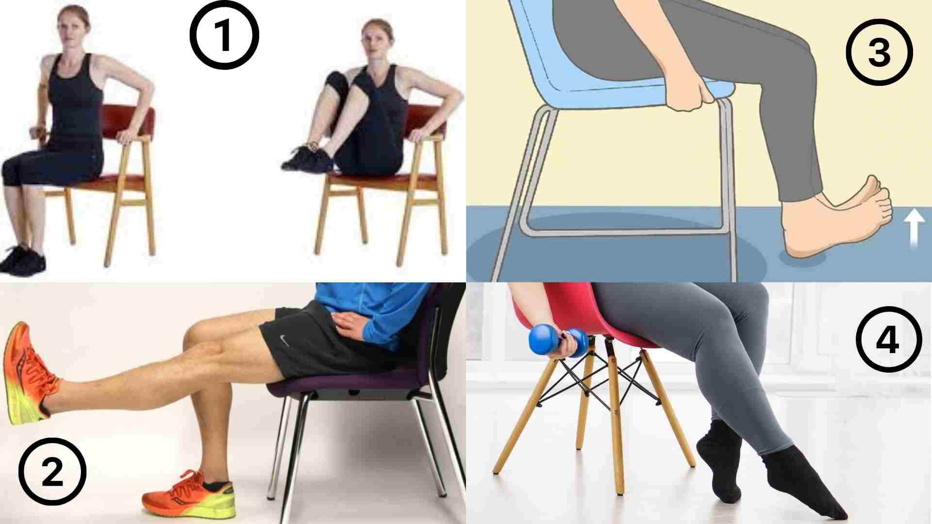 People aged 50 should do leg strengthening exercises. Graphics: Ha May