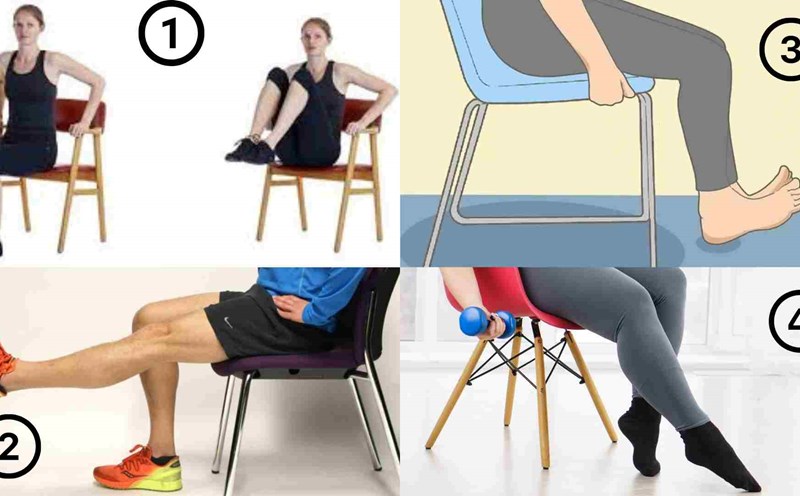 People aged 50 should do leg strengthening exercises. Graphics: Ha May