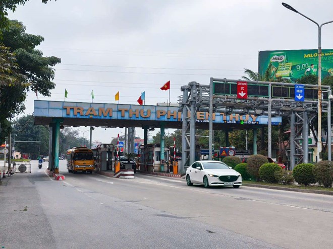 Ben Thuy 1 toll station. Photo: Quang Dai