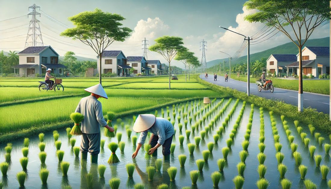 The basis for salary classification for commune-level cadres, including the title of Chairman of the Farmers' Association, is stated in Article 16 of Decree 33/2023. Illustrative photo created by AI