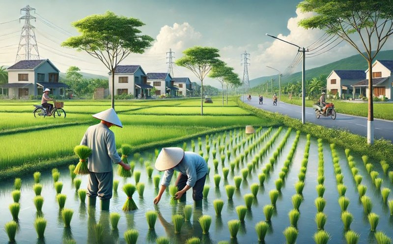 The basis for salary classification for commune-level cadres, including the title of Chairman of the Farmers' Association, is stated in Article 16 of Decree 33/2023. Illustrative photo created by AI