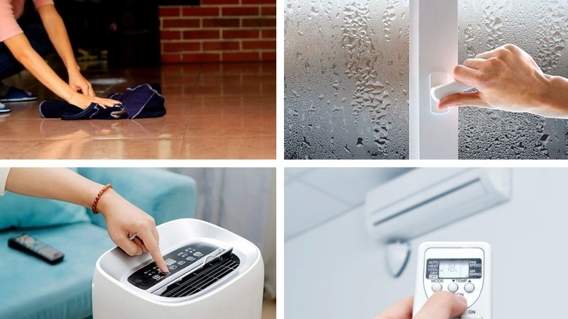 With simple methods, you can easily overcome the humidity in the mud season. Graphics: Tuyet Lan.