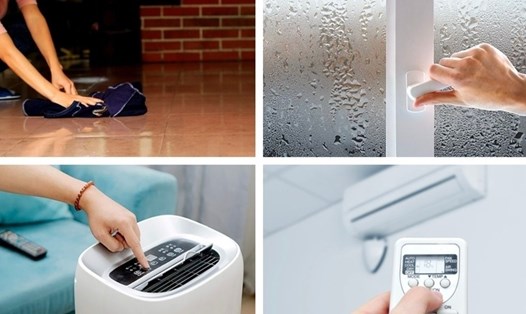 Bằng những phương pháp đơn giản, bạn có thể dễ dàng khắc phục tình trạng ẩm ướt vào mùa nồm. Đồ hoạ: Tuyết Lan.