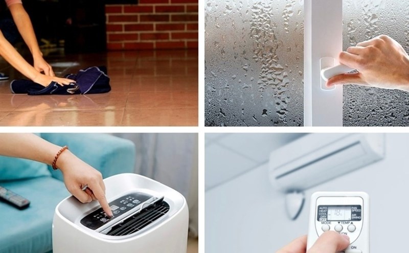 With simple methods, you can easily overcome the humidity in the mud season. Graphics: Tuyet Lan.