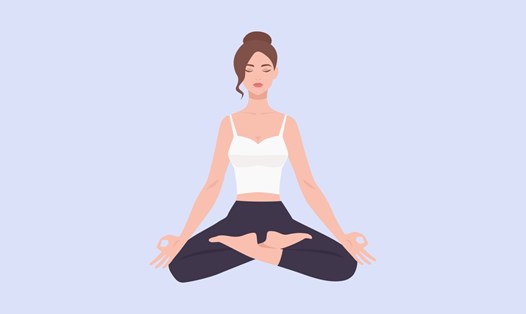 Yoga giúp tăng cường hệ miễn dịch bằng cách giảm căng thẳng. Ảnh đồ hoạ: HÀ MY