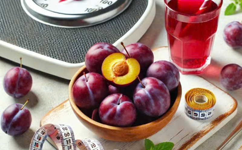 Benefits of plums in weight loss. Graphics: Huong Giang