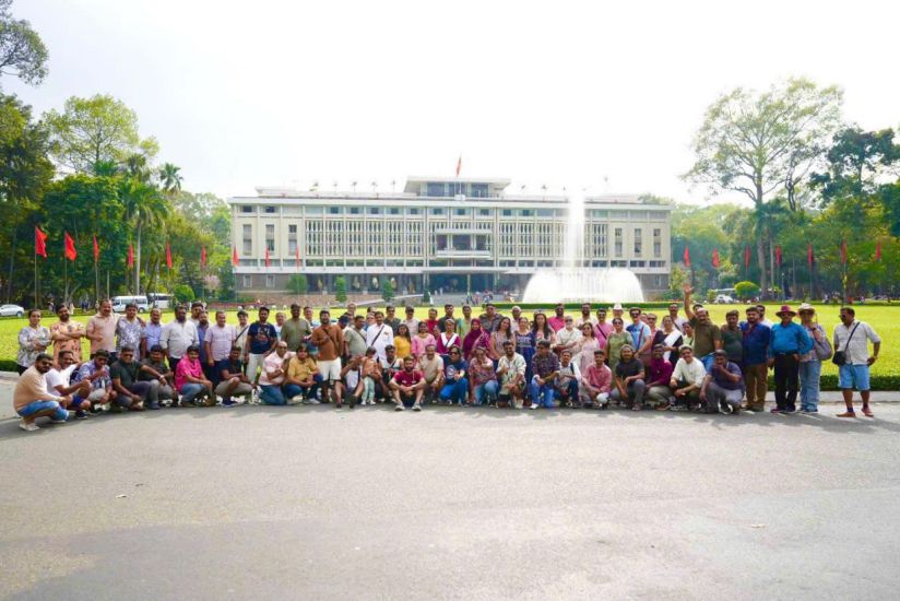 A group of 200 MICE tourists from India to Ho Chi Minh City attended the conference and visited famous destinations. Photo: Provided by the Ho Chi Minh City Department of Tourism