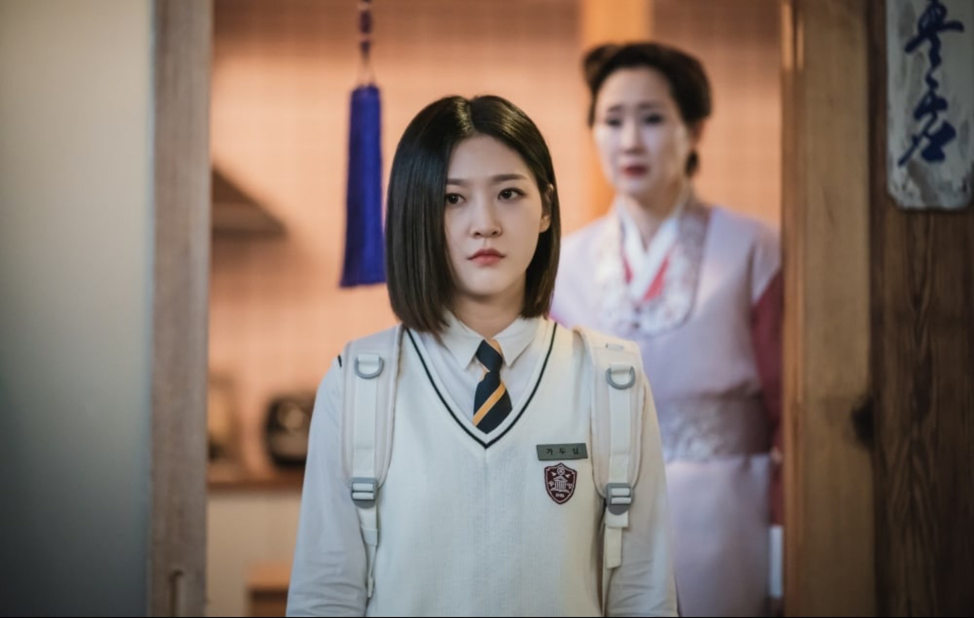 Kim Sae Ron trong phim truyen hinh “Shaman Girl Ga Doo Shim” phat song nam 2021. Anh: Nha san xuat