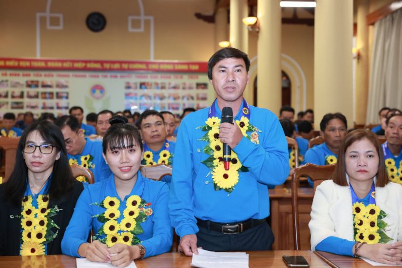 Mr. Lai The Phuc - a worker at Chutex International Company Limited (Song Than Industrial Park, Binh Duong).