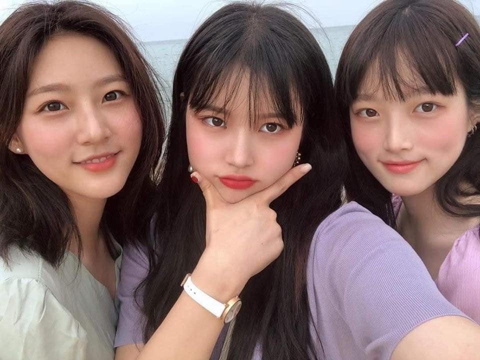 Dien vien Kim Sae Ron va 2 em gai. Anh: Instagram