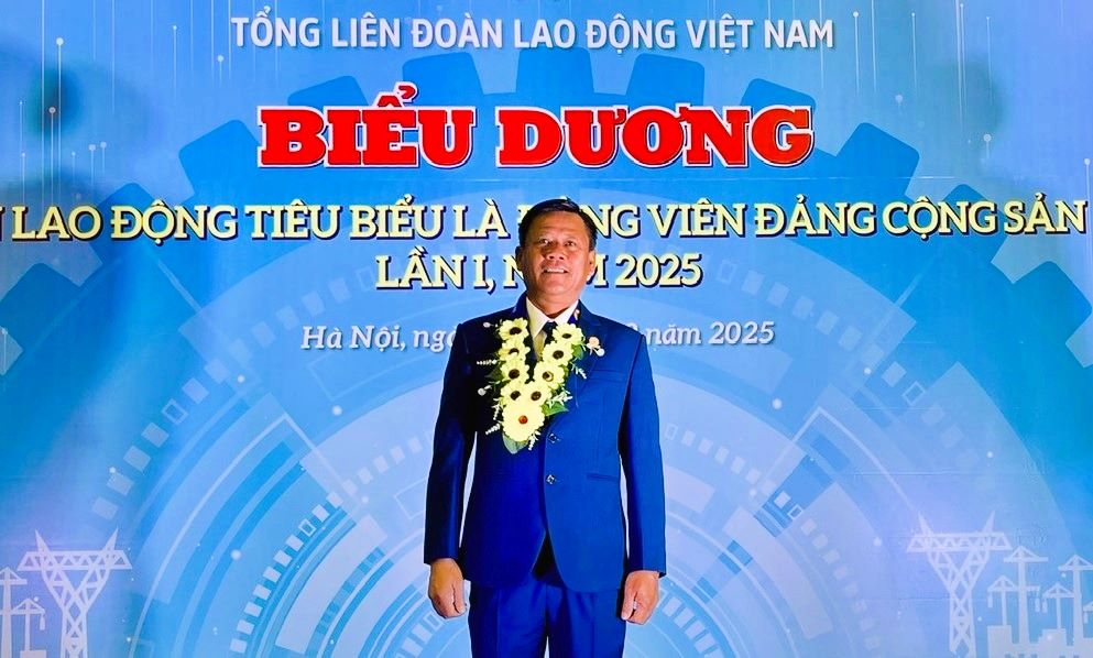 Ông Bùi Trần Thái - Công ty TNHH Nhà nước MTV Yến sào Khánh Hòa công nhân lao động tiêu biểu là đảng viên công nhân được Tổng LĐLĐ Việt Nam tuyên dương. Ảnh: Nhân vật cung cấp