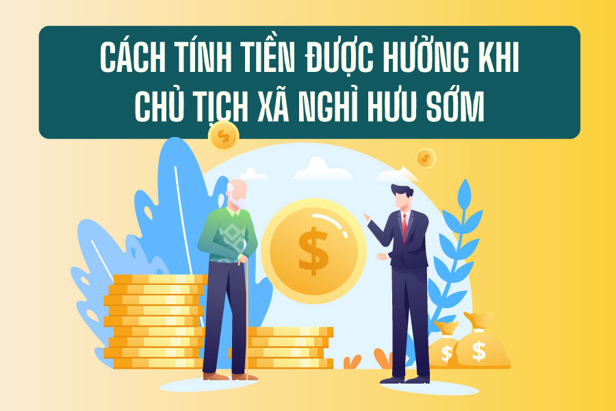 How to calculate the benefits when the Commune Chairman retires early