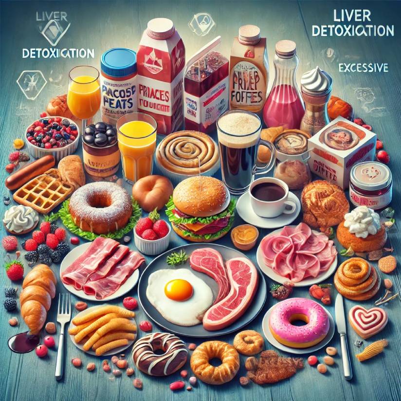 Morning food hinders liver detoxification. Photo: Huyen Trang