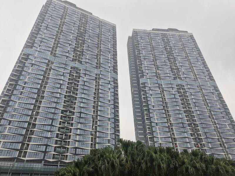 The Matrix Premium apartment project (Nam Tu Liem district, Hanoi). Photo: Thu Giang