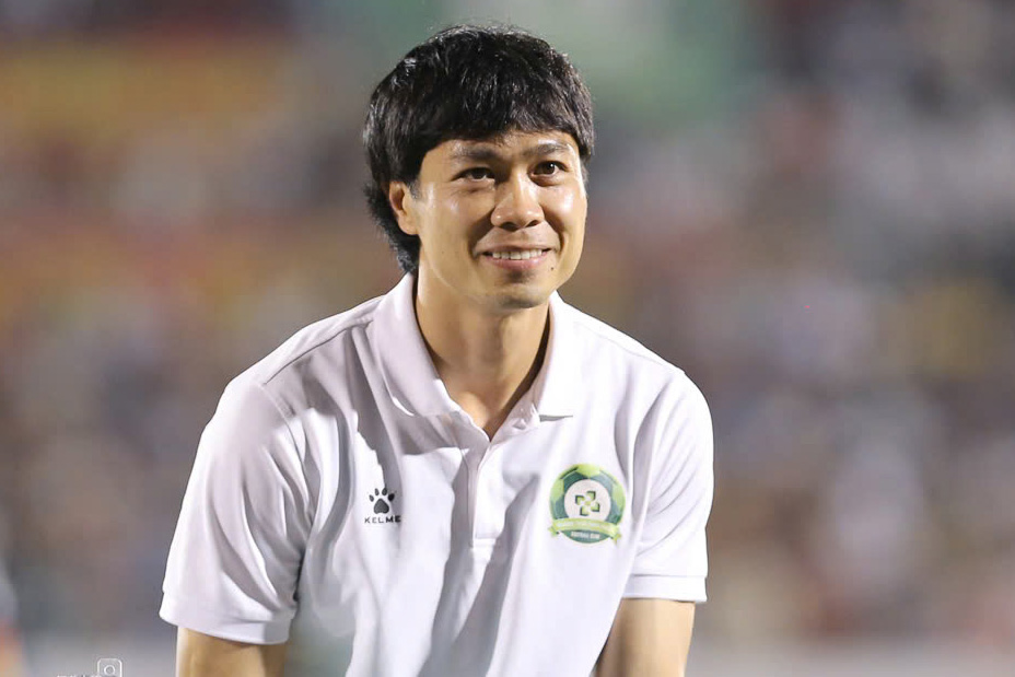 Striker Nguyen Cong Phuong expressed his desire to wear the Vietnam national team jersey. Photo: Thanh Vu