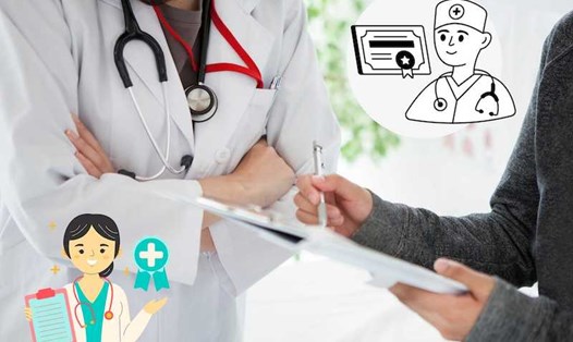 Bộ Y tế trả lời về thẩm quyền cấp chứng chỉ kỹ thuật chuyên môn khám chữa bệnh. Đồ họa: Hương Giang