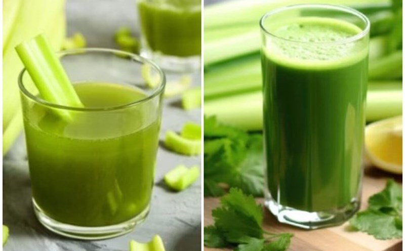 Adding green tea, warm lemon juice and celery juice to your daily diet not only helps enhance the skin detoxification process but also brings many benefits to overall health. Photo: Healthshots.