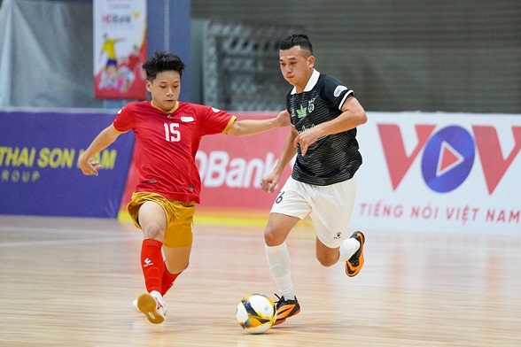 Luxury Ha Long left an impression in the opening match of the 2025 National Futsal Championship. Photo: VFF