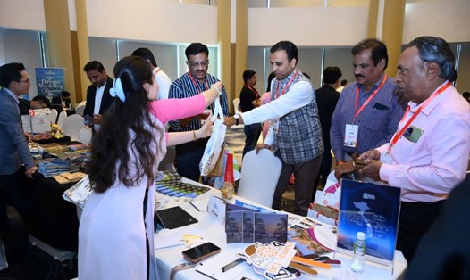 Đà Nẵng giới thiệu sản phẩm du lịch tại Ahmedabad, Ấn Độ. Ảnh: Sở Du lịch TP Đà Nẵng