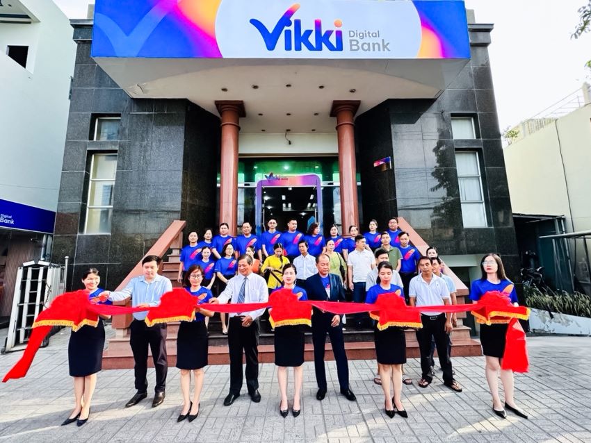 Opening ceremony of Vikki Digital Bank at An Giang Branch. Photo source: VIkki dsi