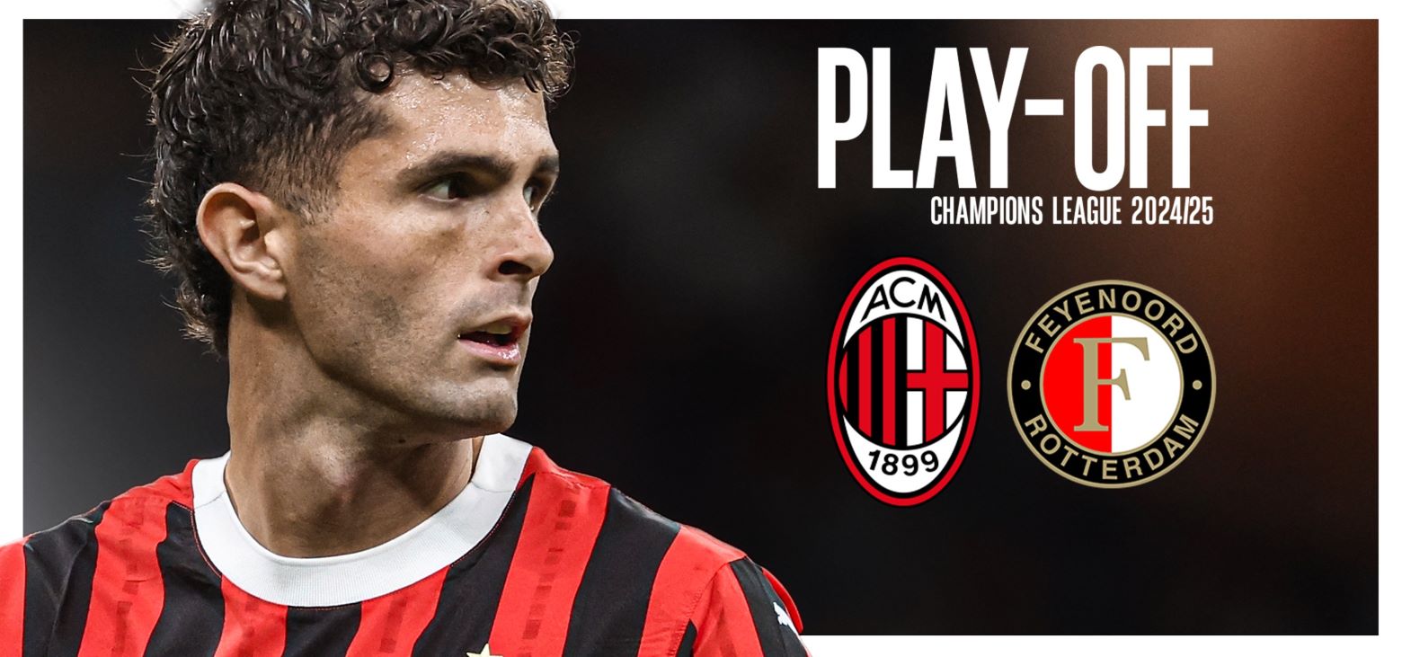 The match between AC Milan and Feyenoord was the focus of the match schedule in the early morning of February 19. Photo: AC Milan