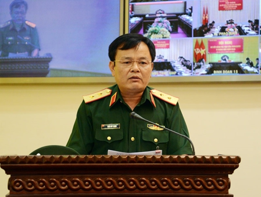 Lieutenant General Tran Duy Giang will cease to hold the position of Director of the General Department of Logistics, Ministry of National Defense, and retire from work from March 1, 2025 to retire. Photo: Nguyen Van Tai/www.qdnd.vn
