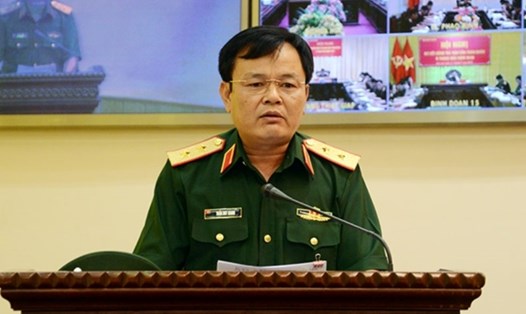 Trung tướng Trần Duy Giang thôi giữ chức Chủ nhiệm Tổng cục Hậu cần, Bộ Quốc phòng, nghỉ công tác kể từ ngày 1.3.2025 để nghỉ hưu. Ảnh: Nguyễn Văn Tài/www.qdnd.vn