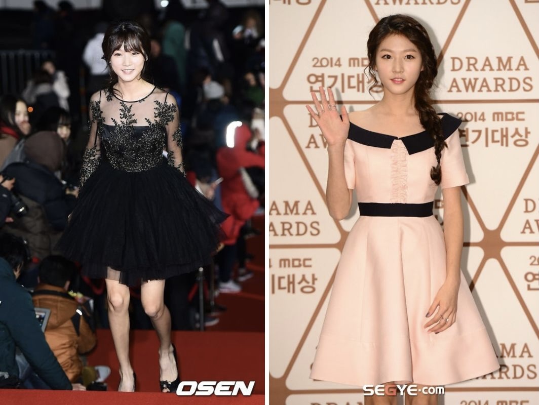 Kim Sae Ron ngot ngao, duyen dang o tuoi 14 khi tham du le trao giai cuoi nam cua cac dai truyen hinh Han Quoc. Anh: Naver